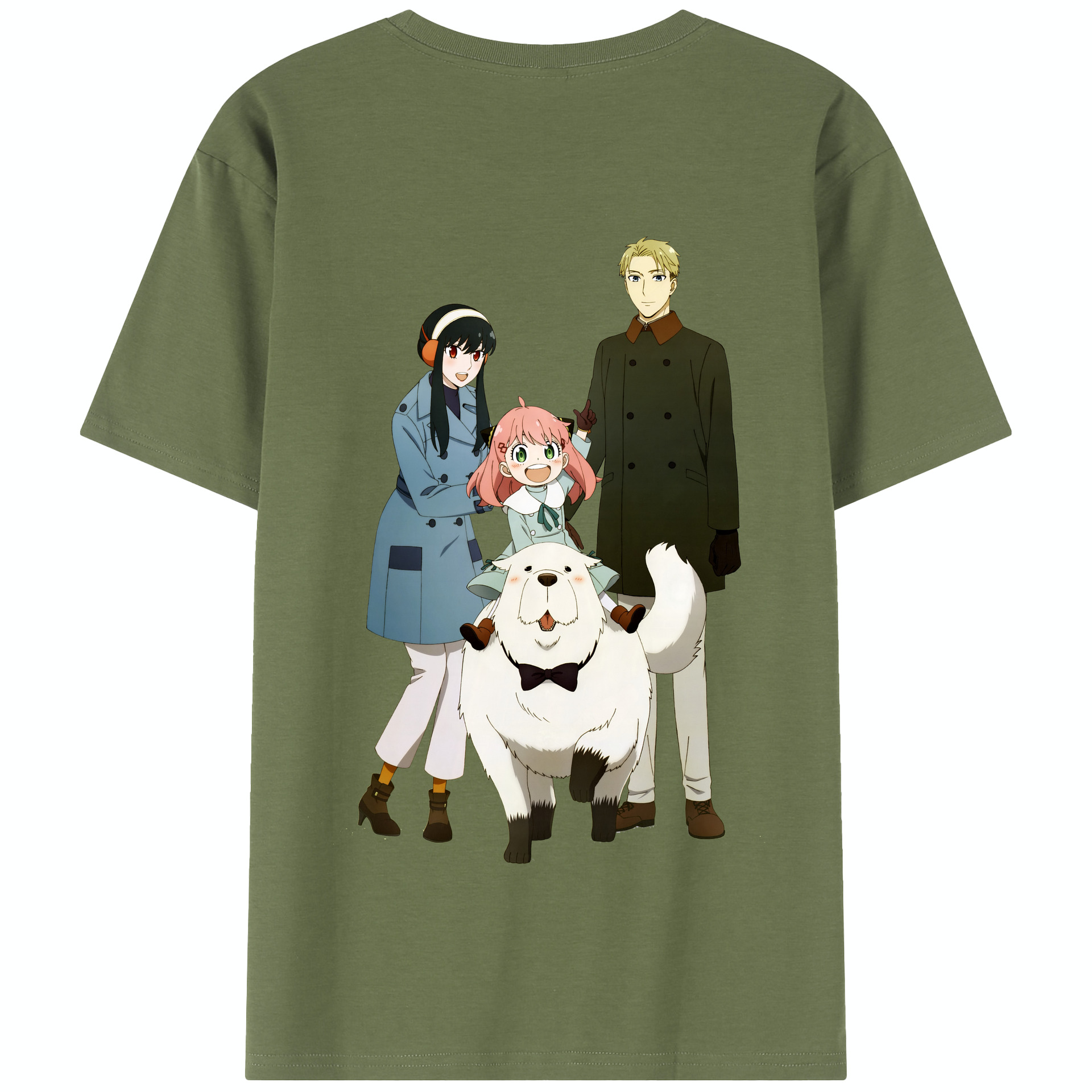 （画像用） SPY×FAMILY间谍家家酒 綿100％半袖Tシャツ（背面プリント）